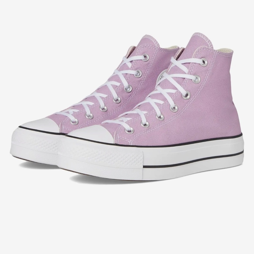 Purple Chuck Taylor All Star High-Top Platform Sneaker